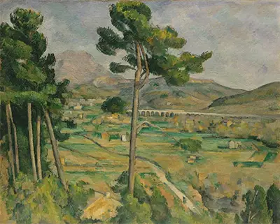 Mont Sainte-Victoire and the Viaduct of the Arc River Valley Paul Cezanne